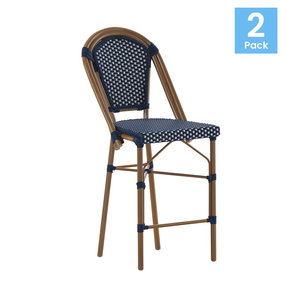 2PK Black/White Paris Chair
