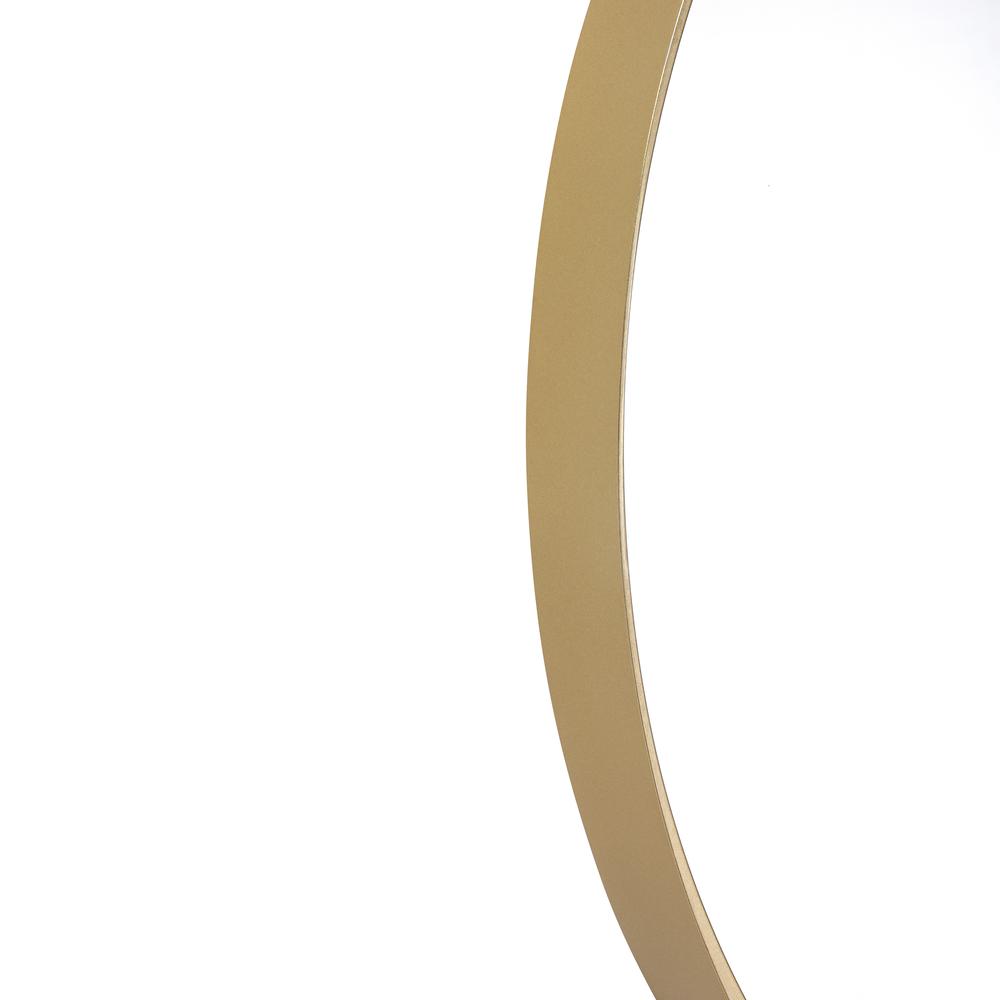 Modern 27.5 Inch Round Wall Mount Accent Mirror