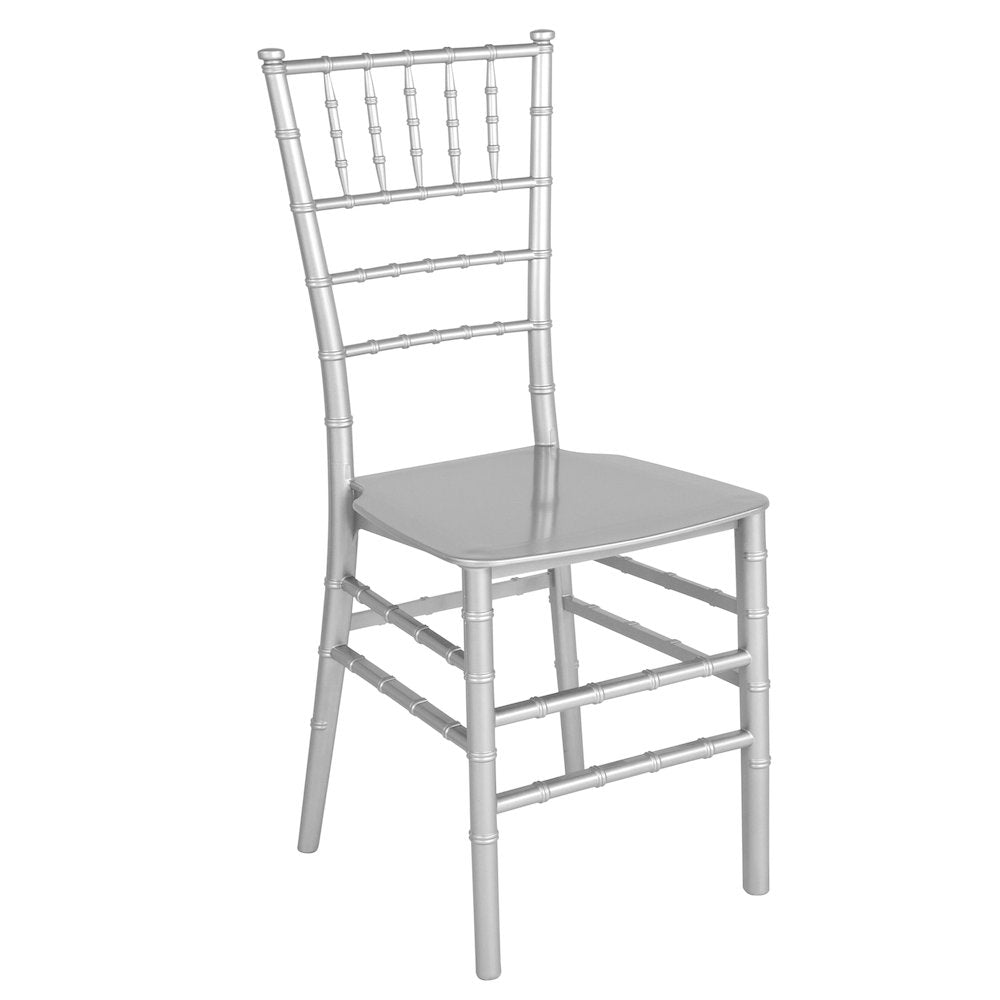 Silver Resin Stacking Chiavari Chair