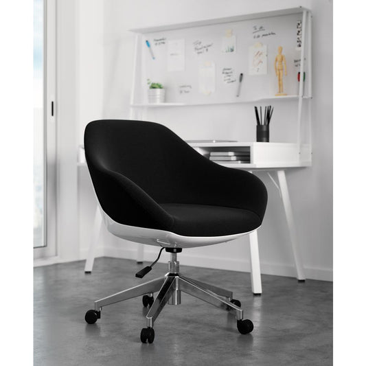 Techni Mobili Home Office Upholstered Task Chair, Black