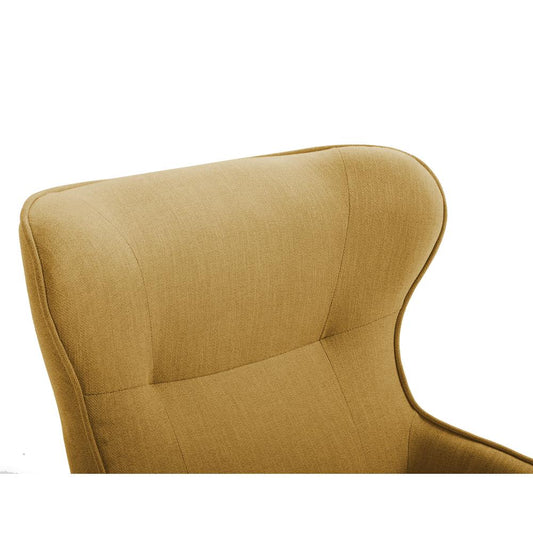 Black Accent Chair with Performance Fabric