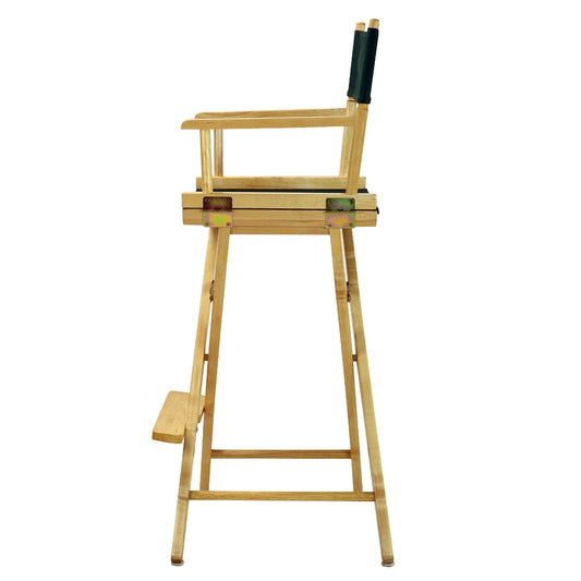 30" Director's Chair Natural Frame-Hunter Green Canvas
