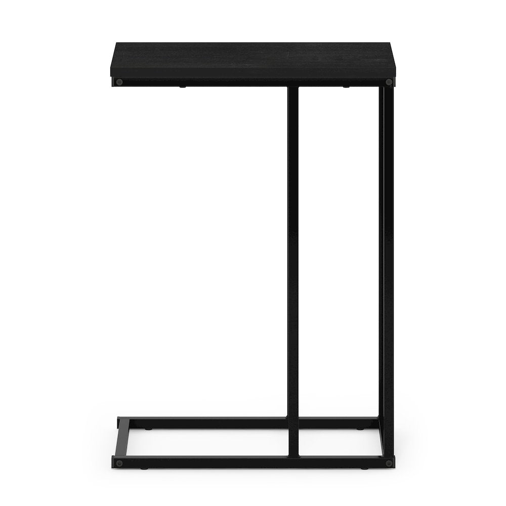 CAMNUS Night Stand, C-shape Nightstand, Metal Frame Side Table, Americano
