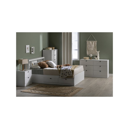 Spark Nightstand, Pure White