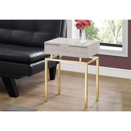 Accent Table, Side, End, Nightstand, Lamp, Storage Drawer, Living Room