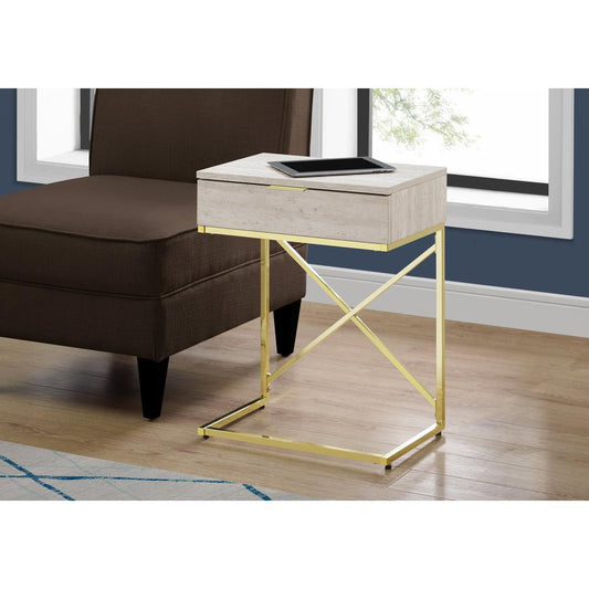 Accent Table, Side, End, Nightstand, Lamp, Storage Drawer, Living Room, Bedroom
