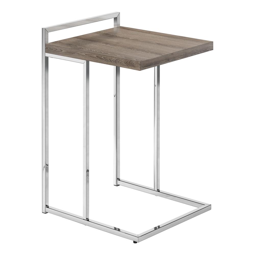 Accent Table, C-shaped, End, Side, Snack, Living Room, Bedroom