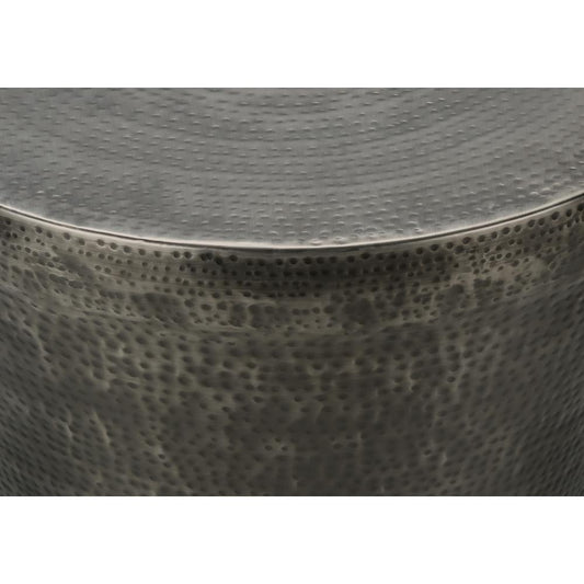 Accent Table, Drum, Side, End, Nightstand, Lamp, Living Room, Bedroom, Grey