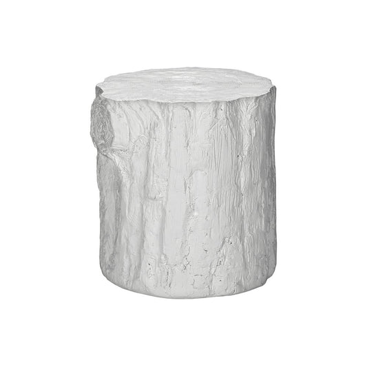 Accent Table, 25H, Drum, End, Nightstand, Round, Side Table, White, Contemporary