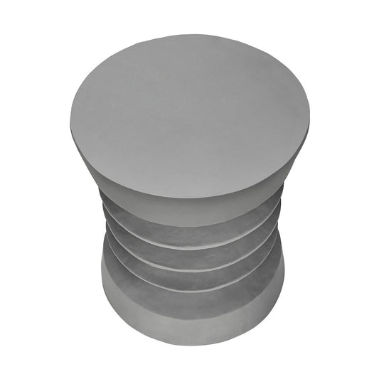 Accent Table, 25H, Side Table, End, Nightstand, Round, Grey, Contemporary