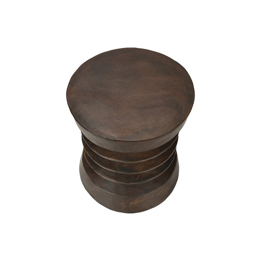 Accent Table, 25H, Side Table, End, Nightstand, Round, Walnut, Contemporary