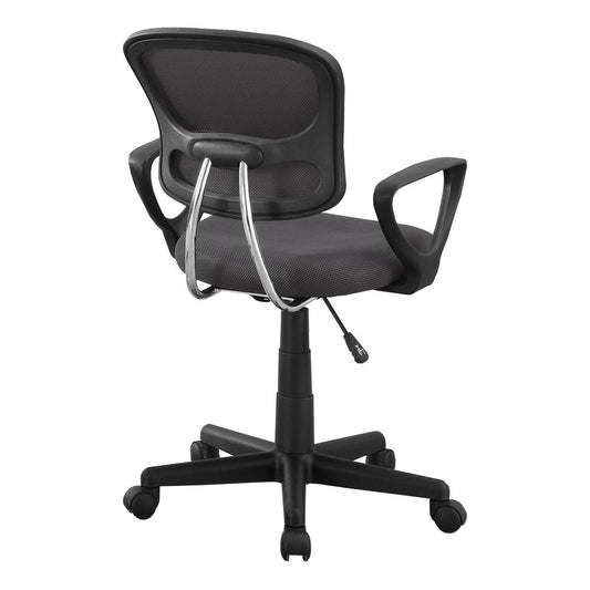 Office Chair, Adjustable Height, Swivel, Ergonomic, Armrests, Computer Desk