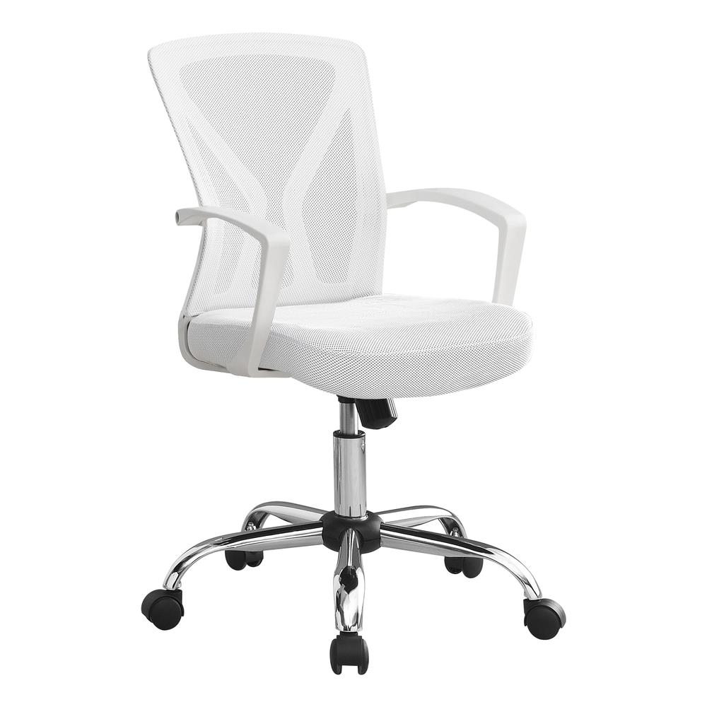 Office Chair, Adjustable Height, Swivel, Ergonomic, Armrests, Computer Desk