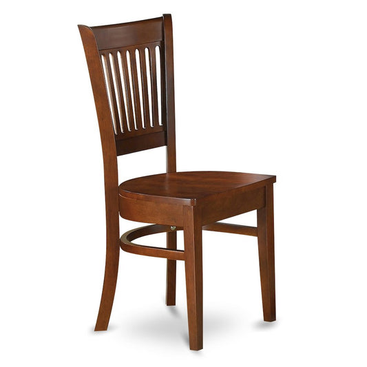 Vancouver Wood Seat Dining Chairs in Espresso Finish, Set of 2