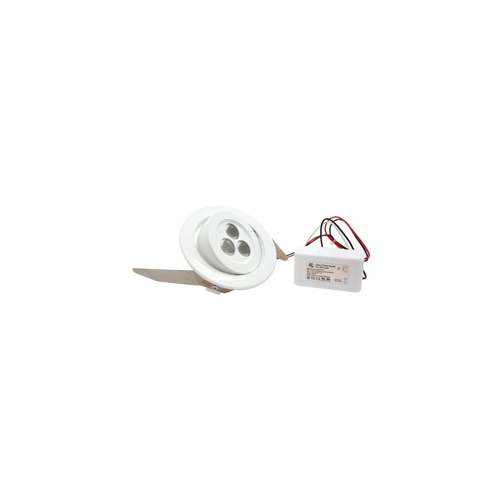 9W LED recess light , driver included White