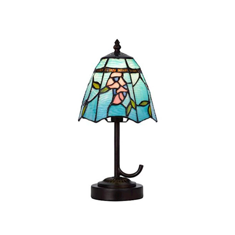 40W Metal/Resin Tiffany Accent Lamp With Inline Switch