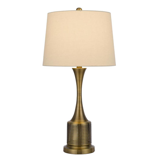 100W Toccoa Metal Table Lamp. Priced And Sold As Pairs