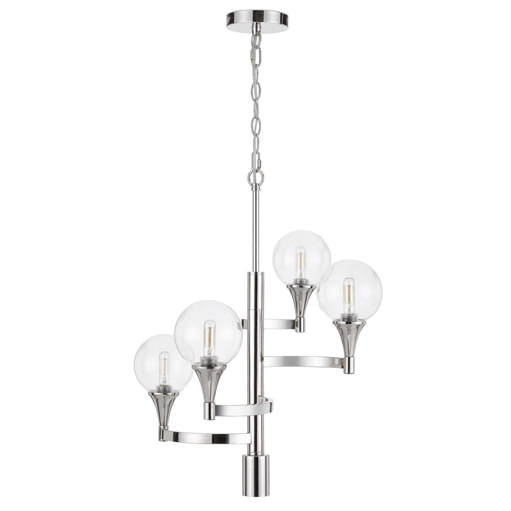 15W X 4 Milbank Metal Chandelier