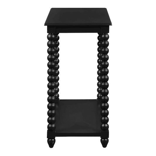 Elise Foyer Table in Black Finish