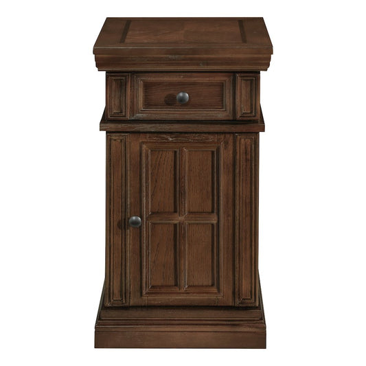 Chair Side Table with Power