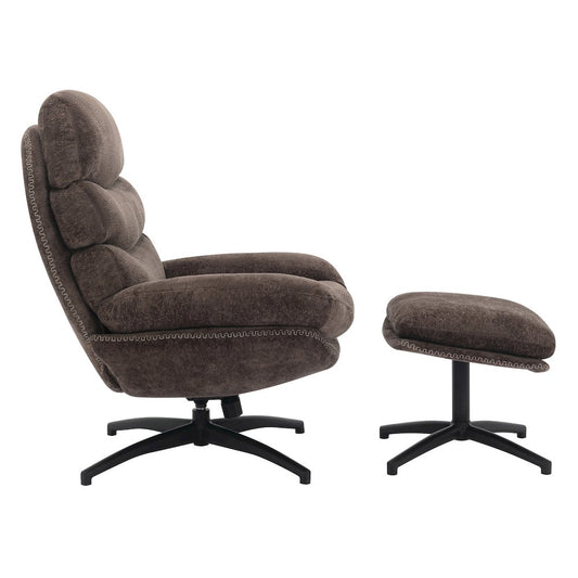Kerry Swivel Lounge Chair & Footrest