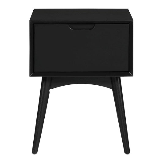 Copenhagen Accent Table with Drawer in Black Finish