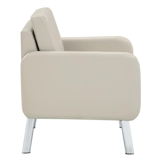 Lounge Chair in Faux Leather