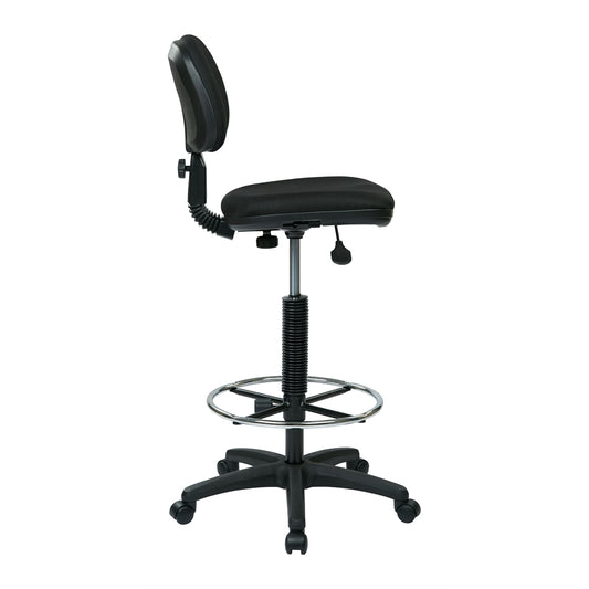 Sculptured Seat and Back Drafting Chair
