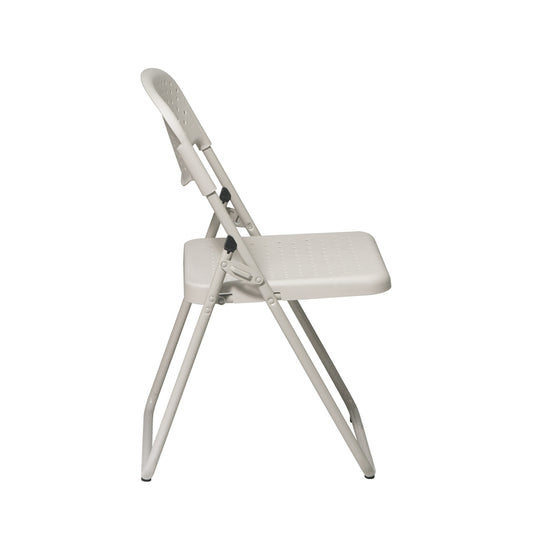 Folding Chair with Plastic Seat and Back
