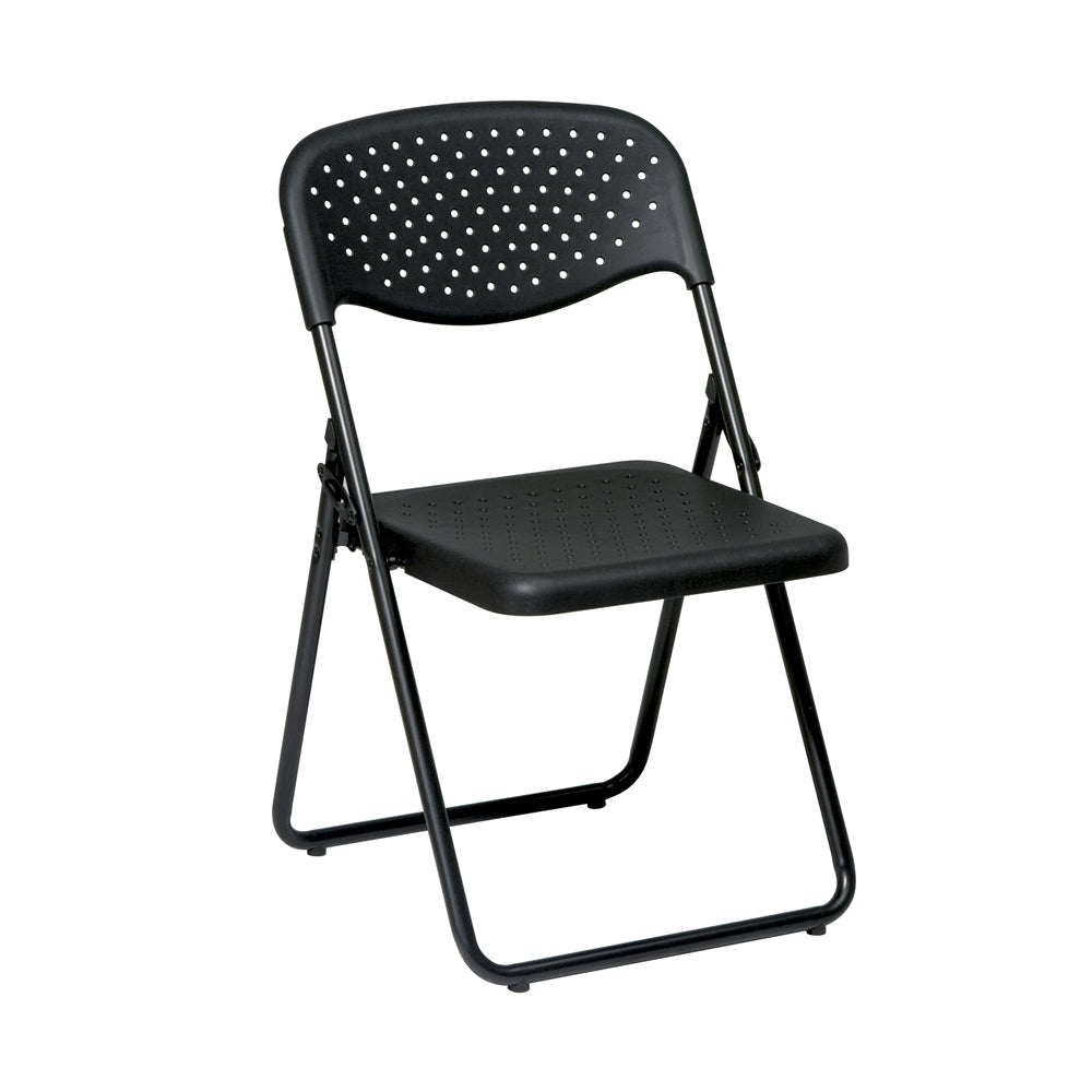 Folding Chair with Plastic Seat and Back