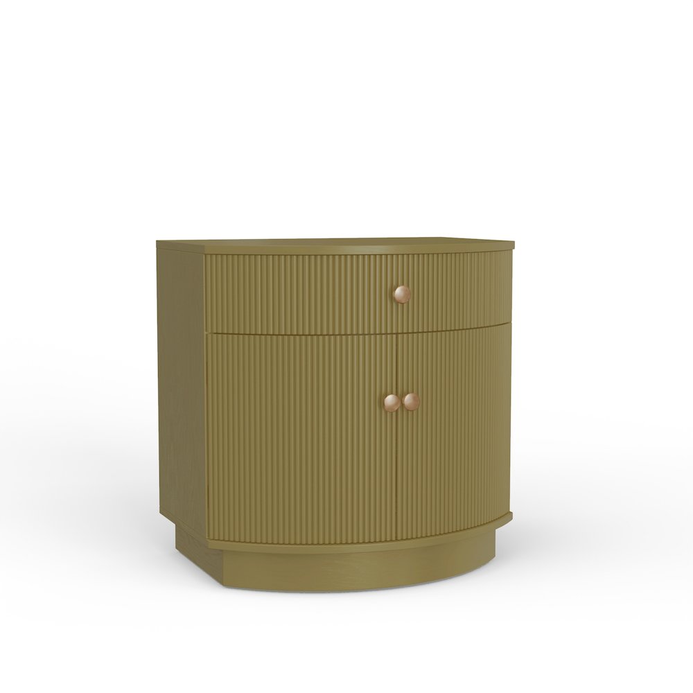 Olivia Nightstand, Olive Green