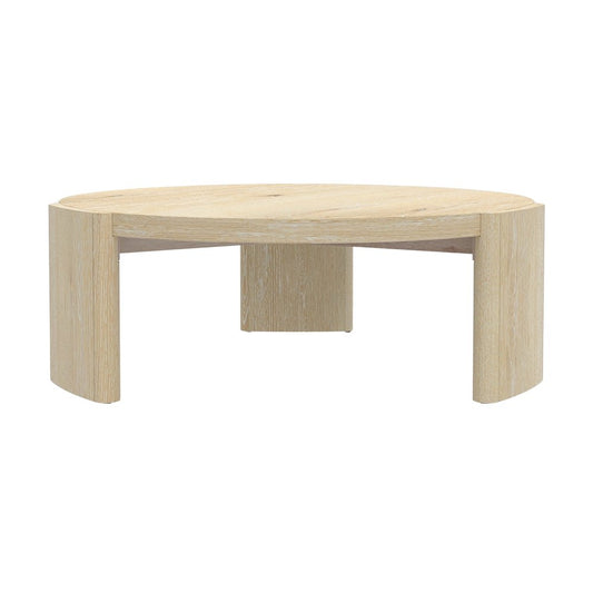 Sloane 42" Round Coffee Table, Driftwood