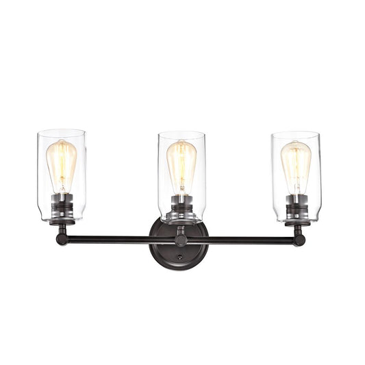 CHLOE Lighting JOYCE Contemporary 3 Light Rubbed Bronze Bath Vanity Fixture 23" Width