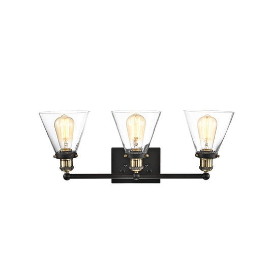 CHLOE Lighting BONNIE Contemporary 3 Light Rubbed Bronze Bath Vanity Fixture 24" Width