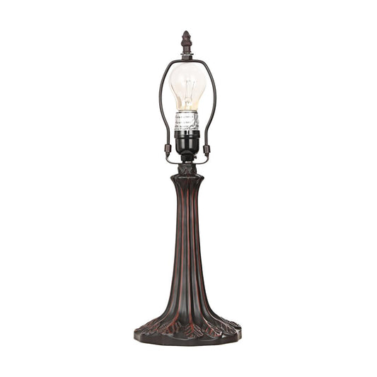 CHLOE Lighting EMPRESS Tiffany-style Dark Bronze 1 Light Table Lamp 12" Shade