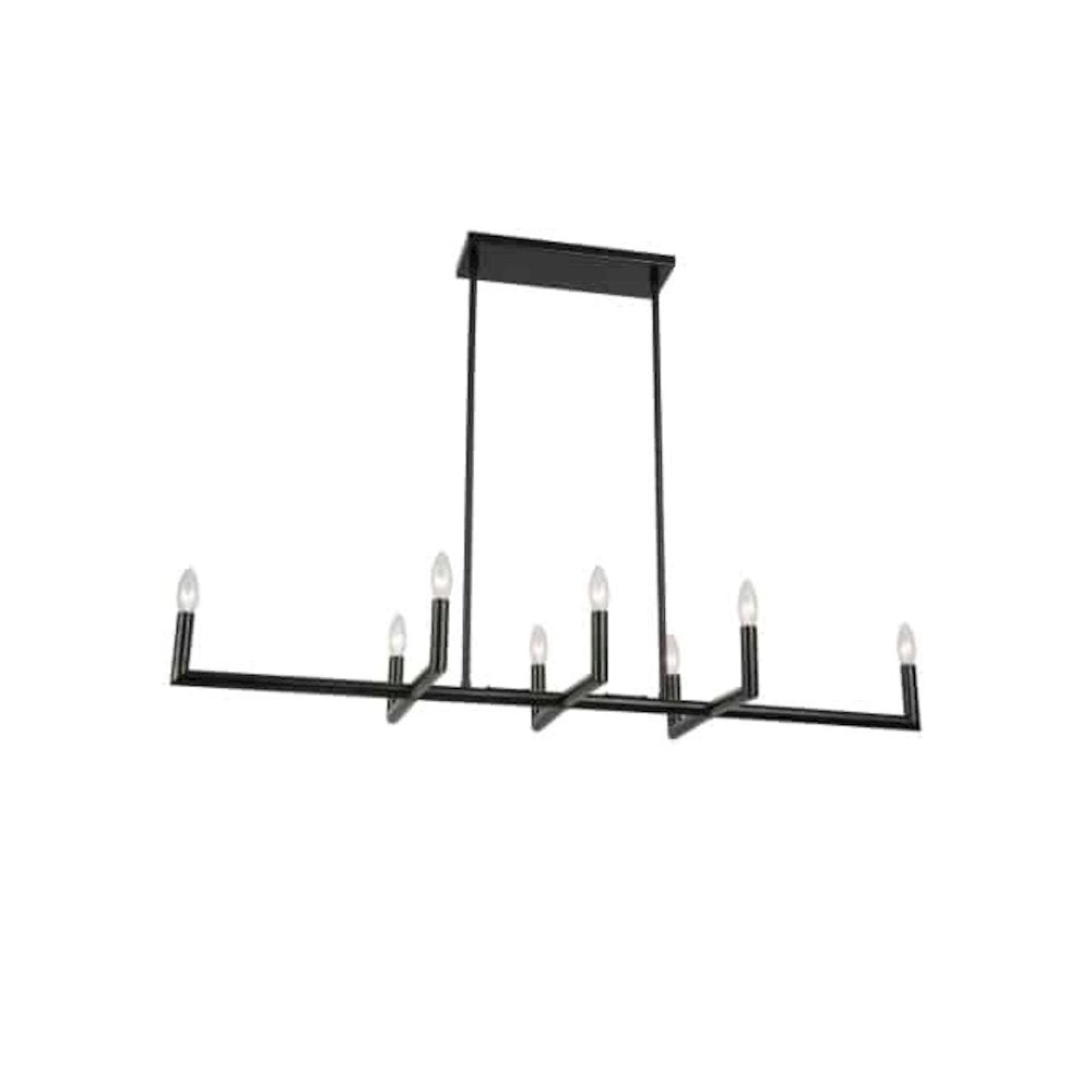 8LT Horiz Chandelier, MB
