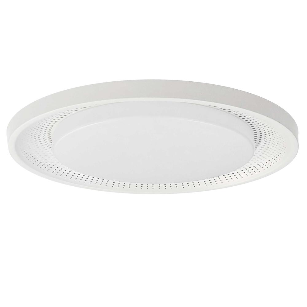 30W Flushmount, MW, WH Acrylic Diffuser