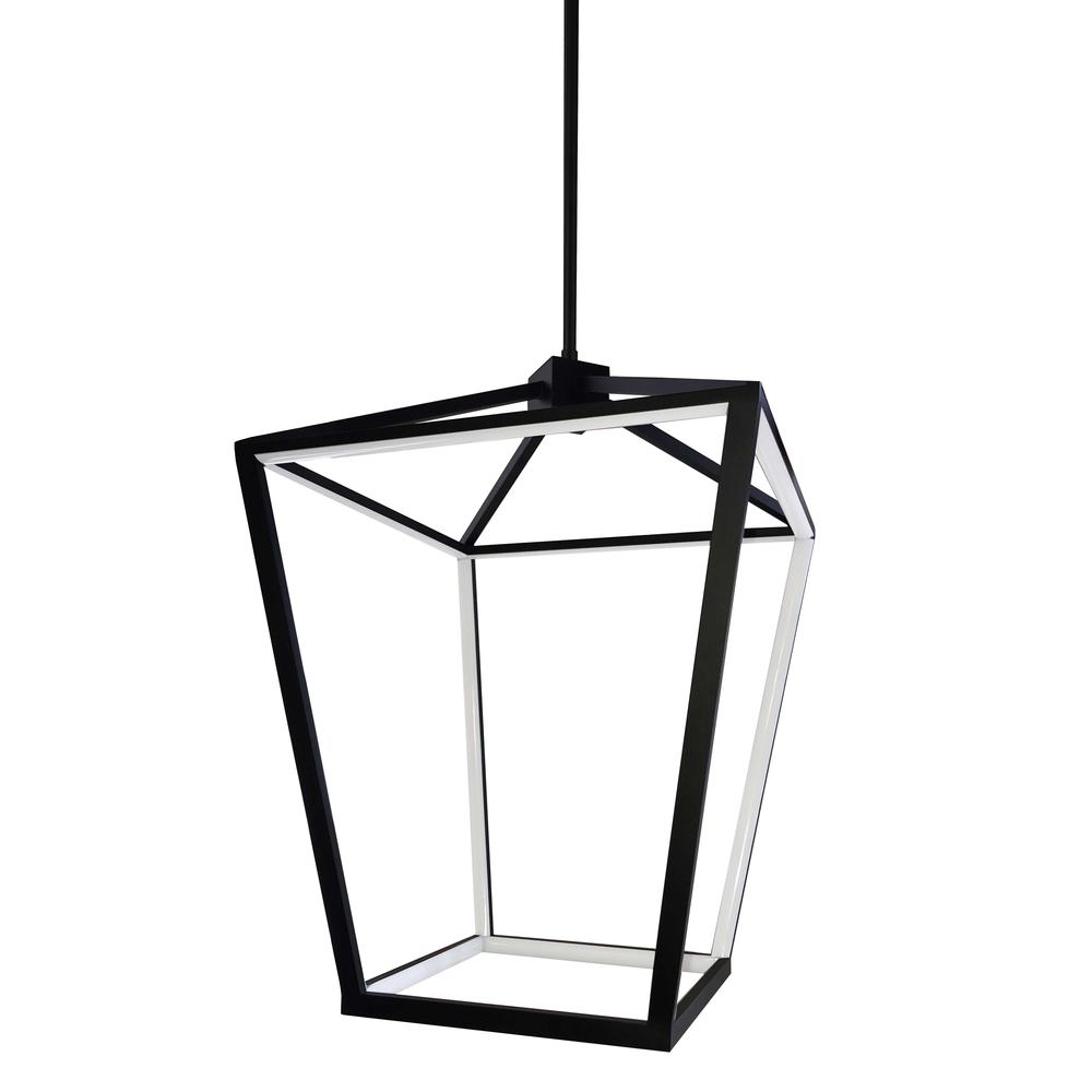 46W Chandelier, MB, WH Silicone Diffuser