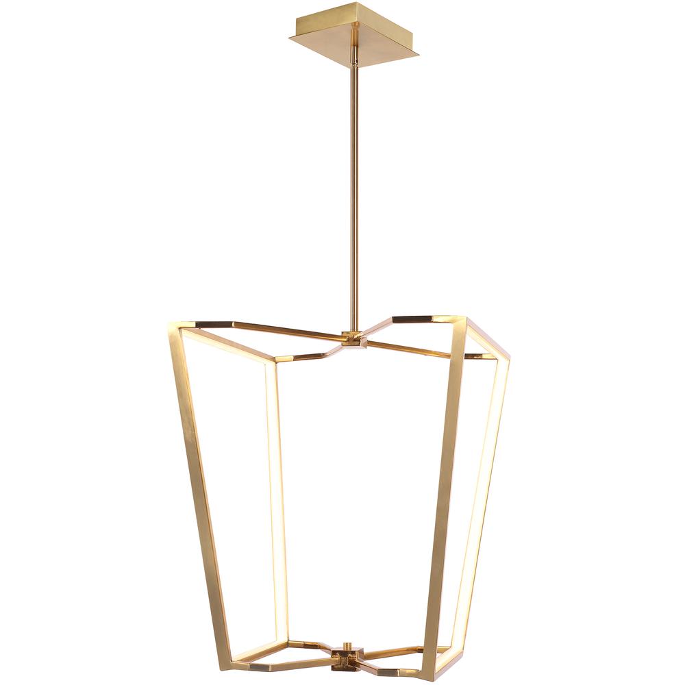 60W Chandelier, AGB, WH Silicone Diffuser