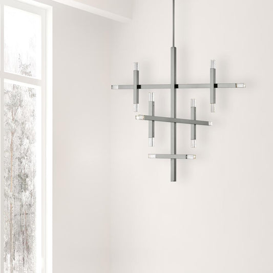 42W Chandelier, PC, Acrylic Diffuser