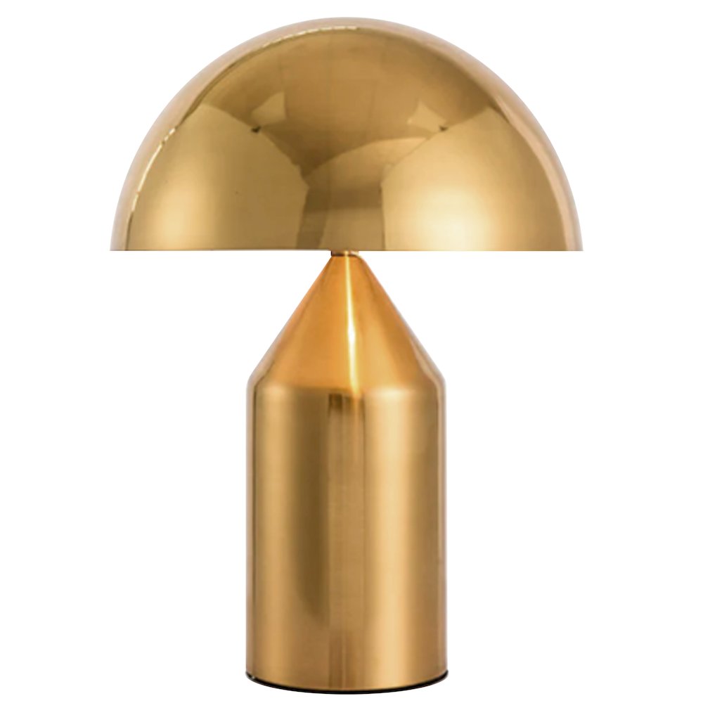 2 Light Table Lamp in Aged Brass
