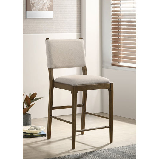 Ottowa Upholstered Counter Side Chair Brown (Set of 2)