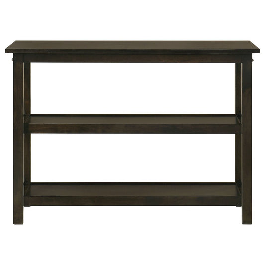 Rachelle 2-shelf Wood Entryway Console Table Deep Merlot