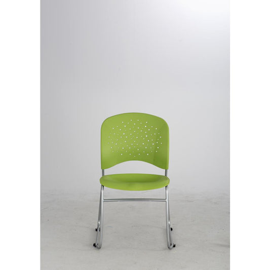 Reve™ Guest Chair Sled Base Round Back (Qty. 2) Green