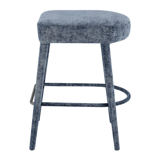 Rylee Chenille Backless Counter Stool, (Set of 2)