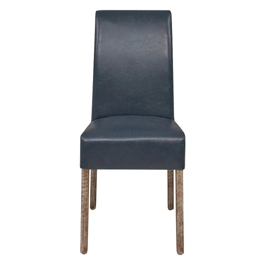 Valencia Bonded Leather Chair, (Set of 2)