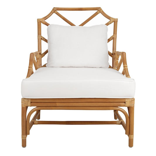 Kara Rattan Accent Arm Chair