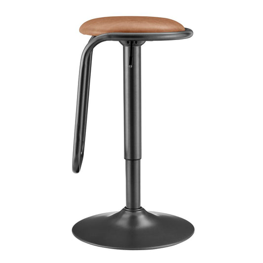 Elijah PU Gaslift Bar Stool, (Set of 2)