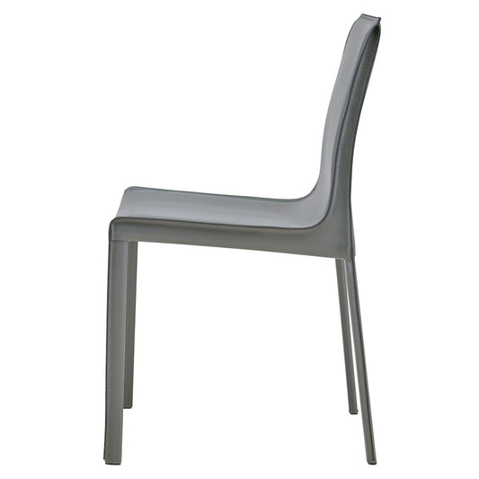 Gervin Recycled Leather Chair, (Set of 2)