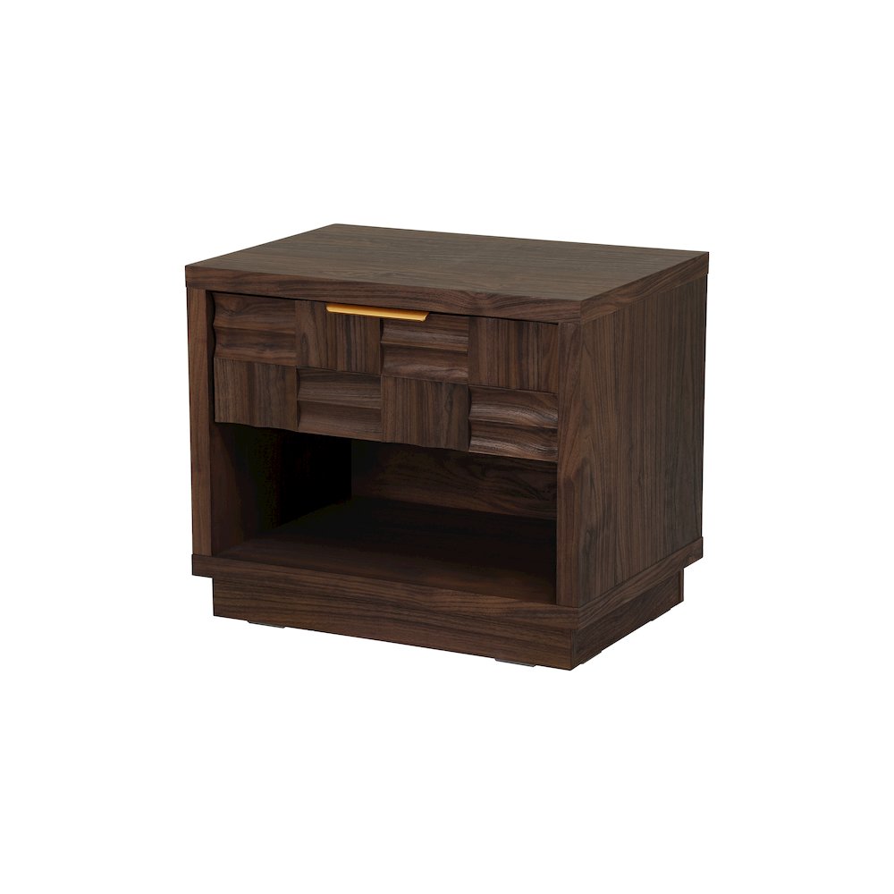 Dreighton 1-Drawer Accent Table - Coffee Brown